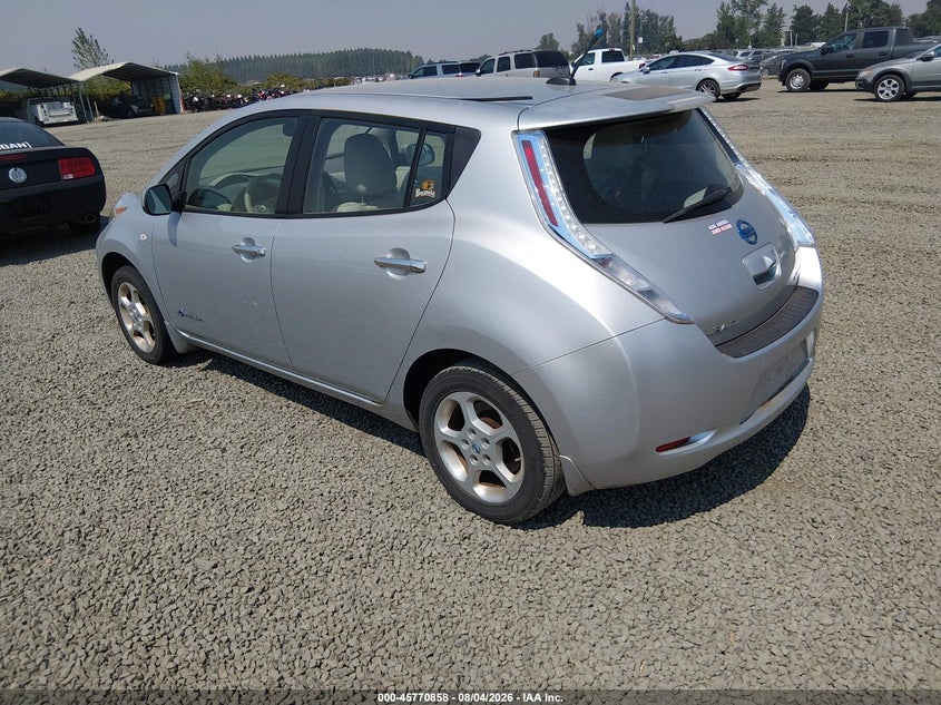 Vin: jn1az0cp7bt001105, lot: 46269638, nissan leaf sl 20113