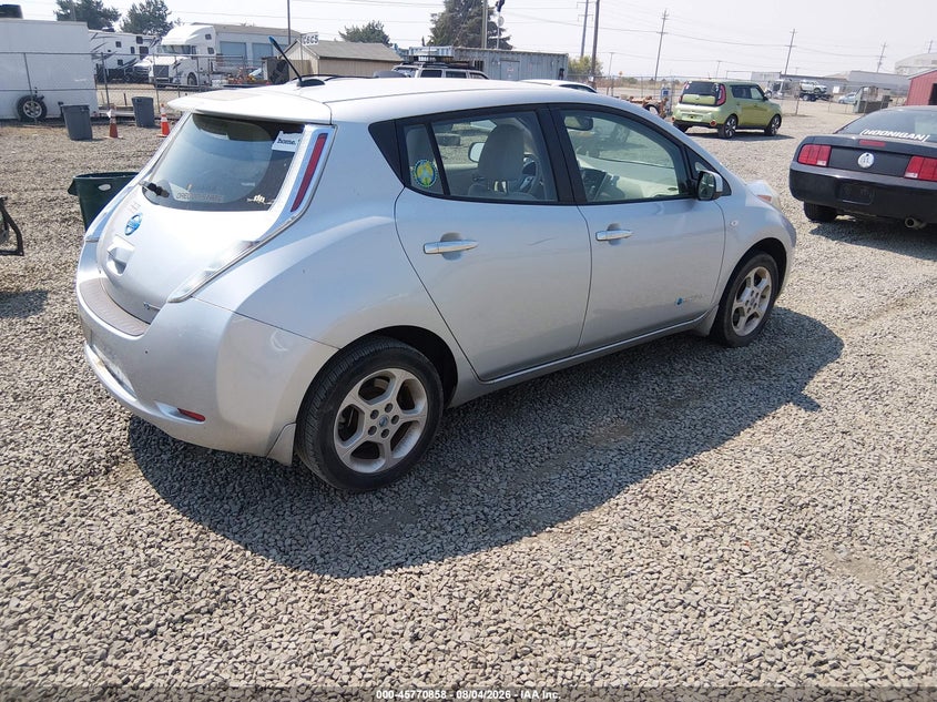 Vin: jn1az0cp7bt001105, lot: 46269638, nissan leaf sl 20114