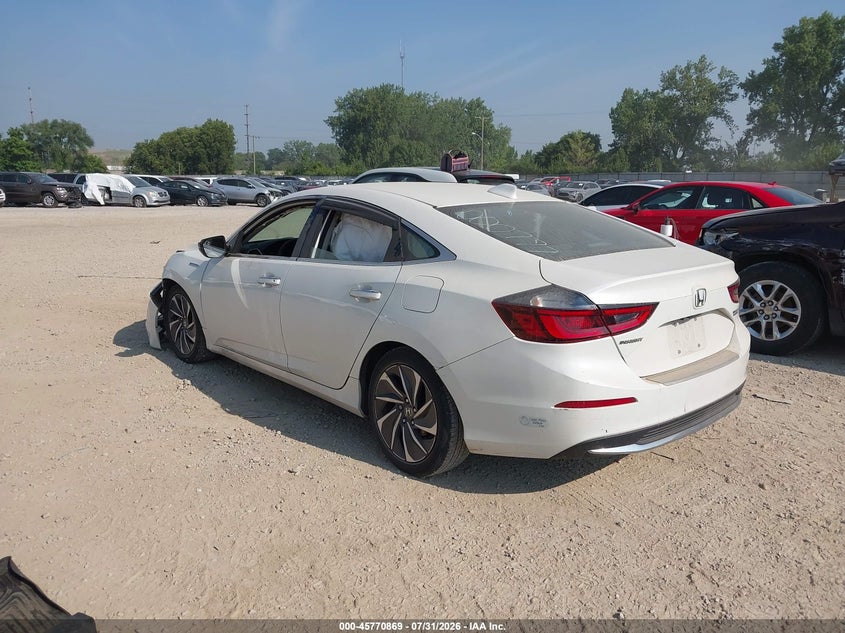 Vin: 19xze4f96ke000777, lot: 46269649, honda insight touring 20193