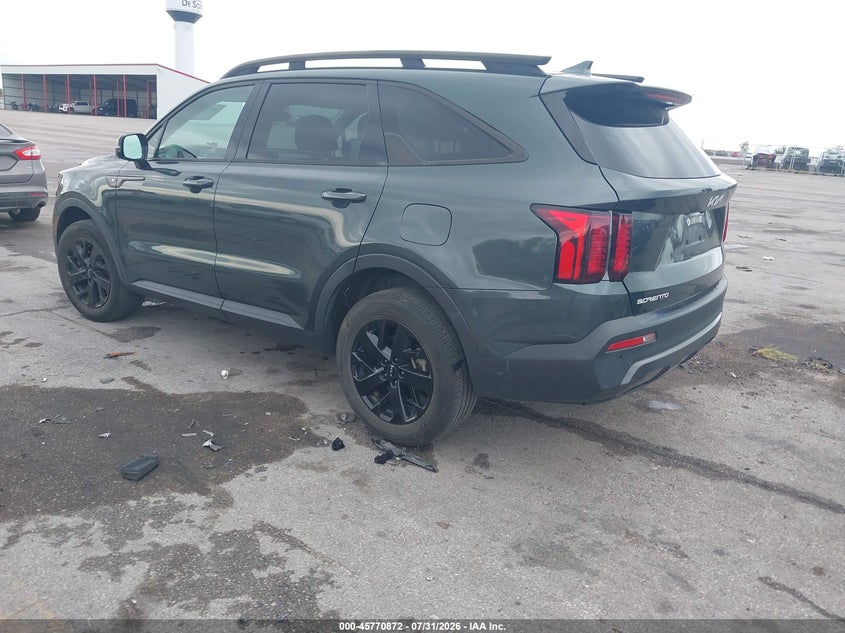 Vin: 5xyrldlc6pg188281, lot: 46269652, kia sorento x-line s 20233