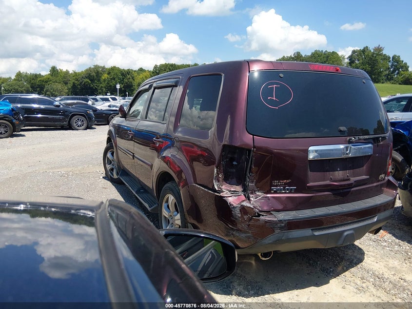 Vin: 5fnyf3h6xfb016261, lot: 46269656, honda pilot ex-l 20153