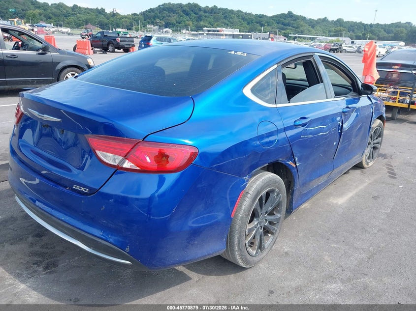 Vin: 1c3cccab2fn533442, lot: 46269659, chrysler 200 limited 20154