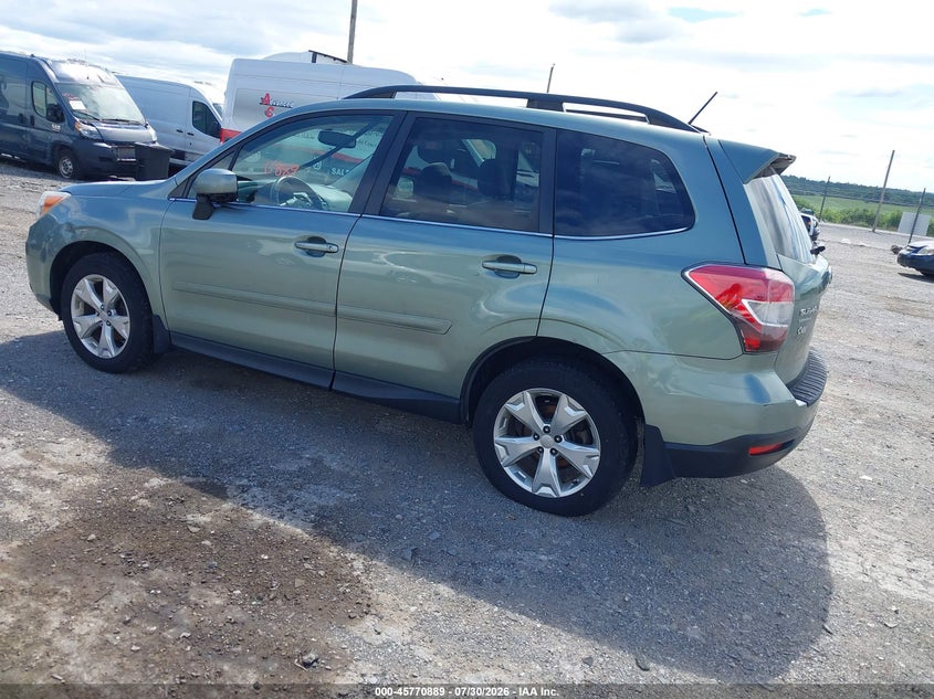 Vin: jf2sjajc3eh512611, lot: 46269669, subaru forester 2.5i limited 20143