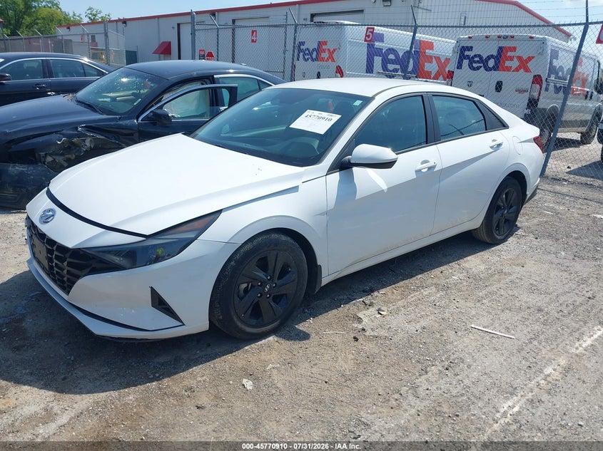 2022 Hyundai Elantra Preferred Ivt, Right Front, IAAI, VIN KMHLM4AG1NU346641 — photo 2