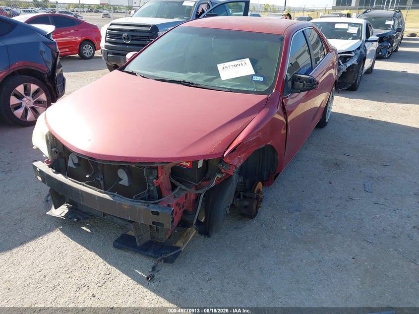 Vin: 4t1bf1fk7du693780, lot: 46269693, toyota camry le 20132