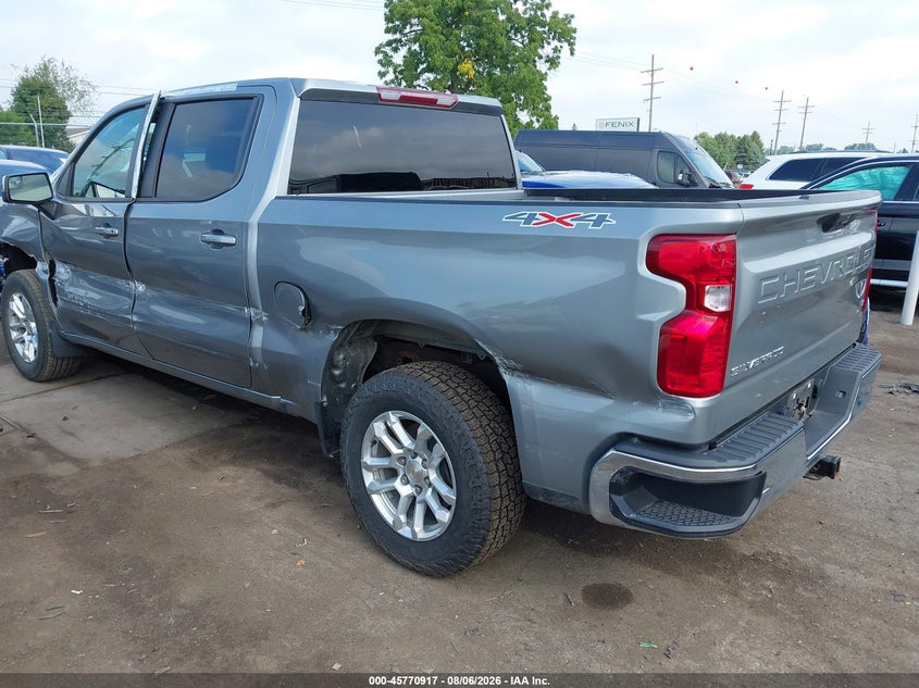 Vin: 3gcpdkek7rg197122, lot: 46269697, chevrolet silverado 1500 4wd  short bed lt with 2fl 20243