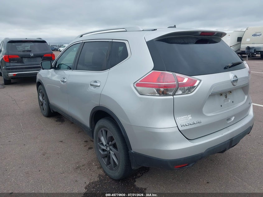 2016 NISSAN ROGUE auction photo 3