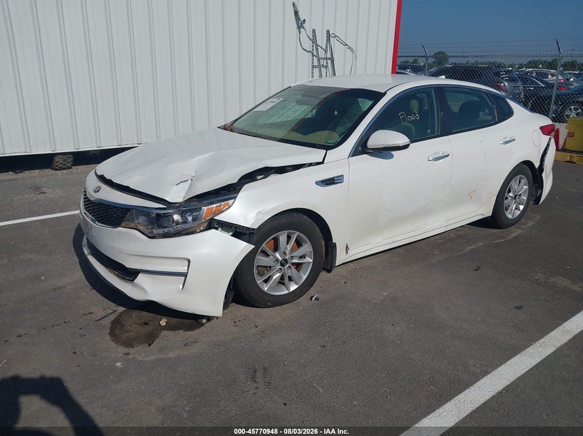 Vin: knagt4l38g5093461, lot: 46269728, kia optima lx 20162