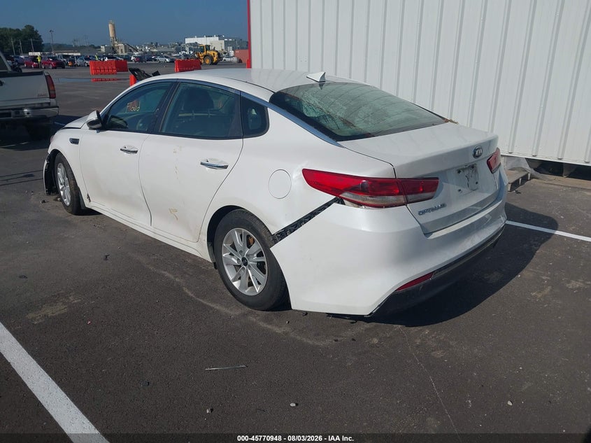 Vin: knagt4l38g5093461, lot: 46269728, kia optima lx 20163
