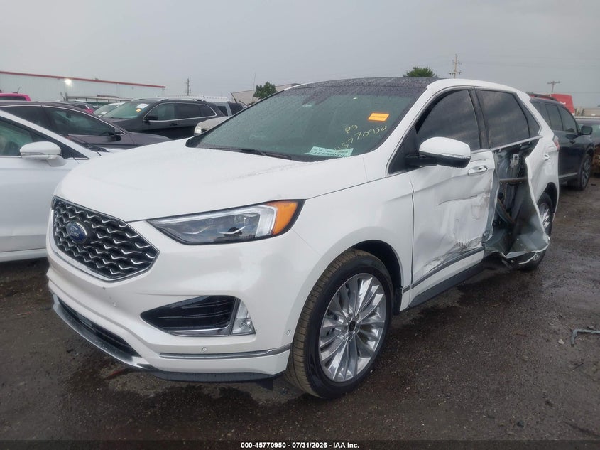 Vin: 2fmpk4k94lba10993, lot: 46269730, ford edge titanium 20202