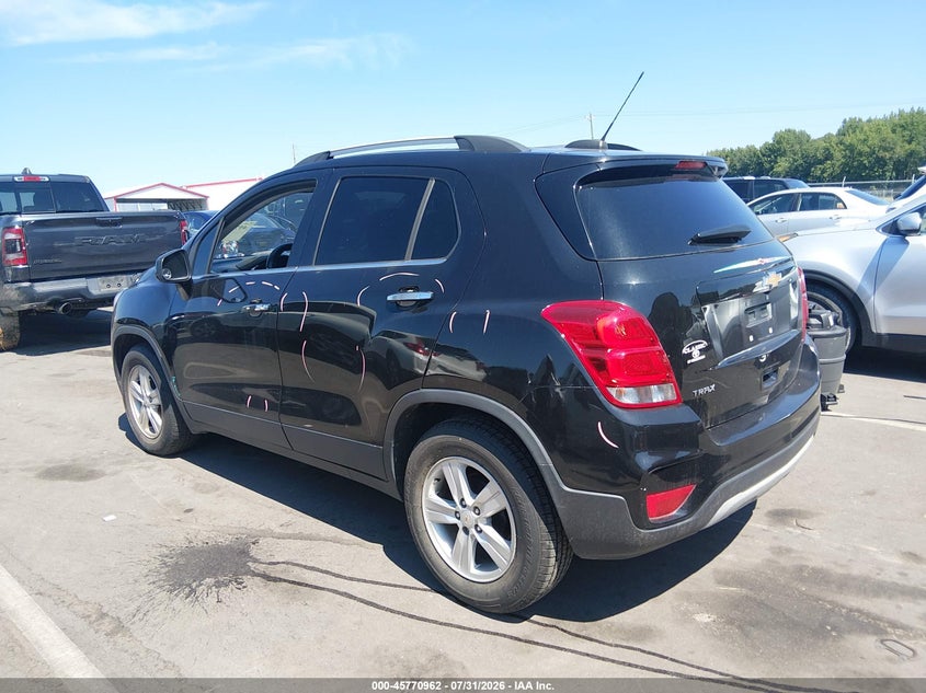 Vin: kl7cjlsb6lb038297, lot: 46269742, chevrolet trax fwd lt 20203