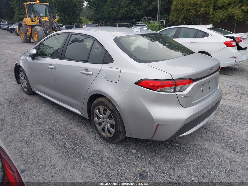 Vin: jtdeprae7lj047511, lot: 46269746, toyota corolla le 20203