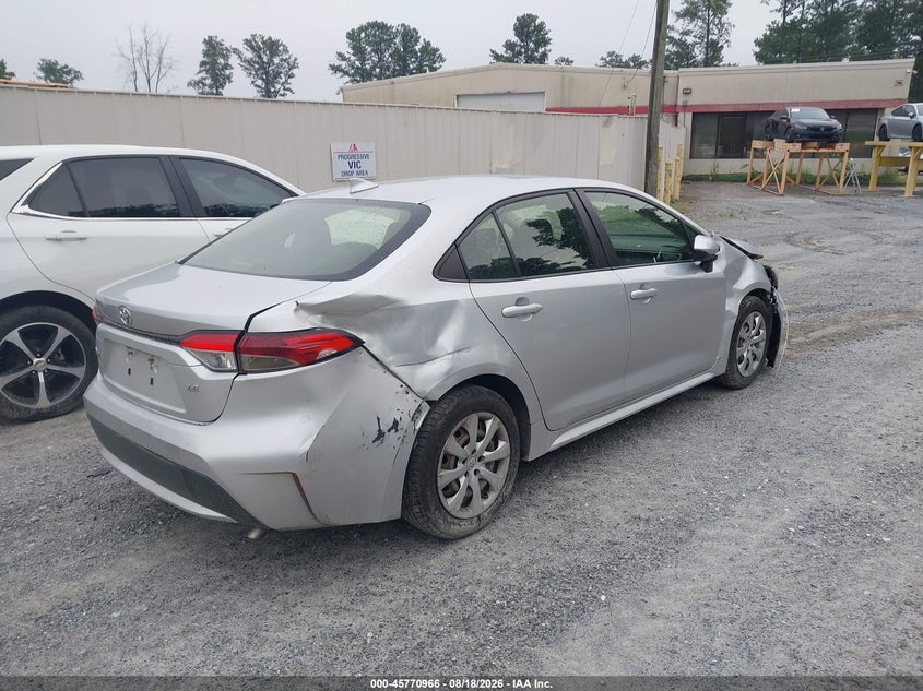 Vin: jtdeprae7lj047511, lot: 46269746, toyota corolla le 20204