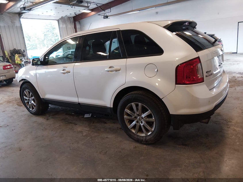 Vin: 2fmdk4jc1dbe17512, lot: 46269795, ford edge sel 20133