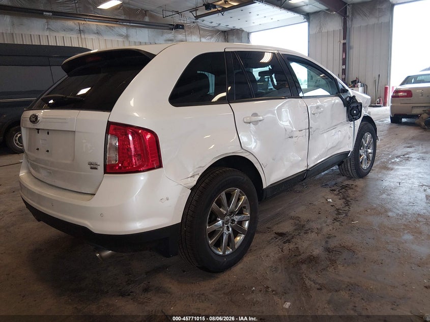 Vin: 2fmdk4jc1dbe17512, lot: 46269795, ford edge sel 20134