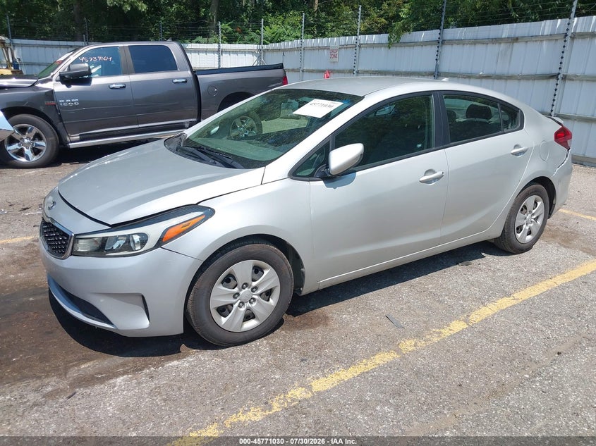 Vin: 3kpfk4a70he123680, lot: 46269810, kia forte lx 20172