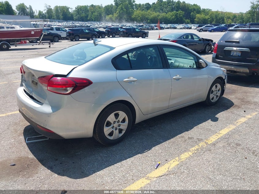 Vin: 3kpfk4a70he123680, lot: 46269810, kia forte lx 20174