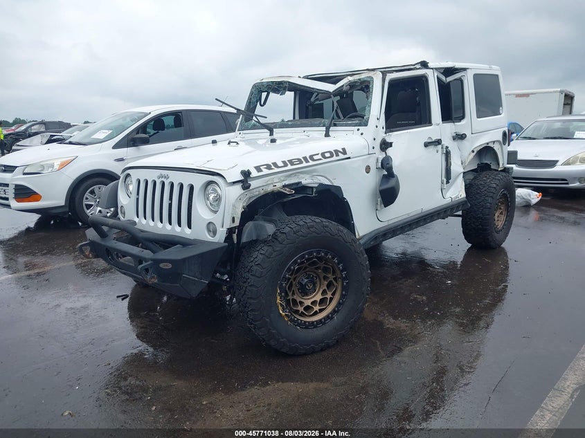 Vin: 1c4bjwfg2hl561419, lot: 46269818, jeep wrangler unlimited rubicon 20172