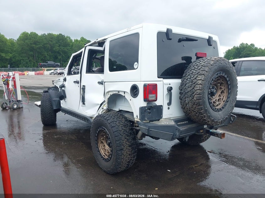 Vin: 1c4bjwfg2hl561419, lot: 46269818, jeep wrangler unlimited rubicon 20173