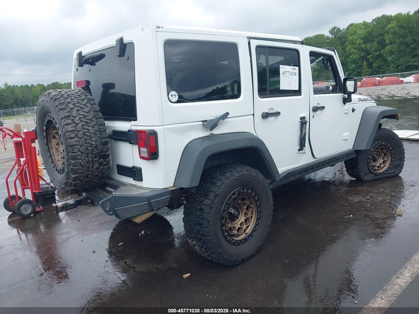 Vin: 1c4bjwfg2hl561419, lot: 46269818, jeep wrangler unlimited rubicon 20174