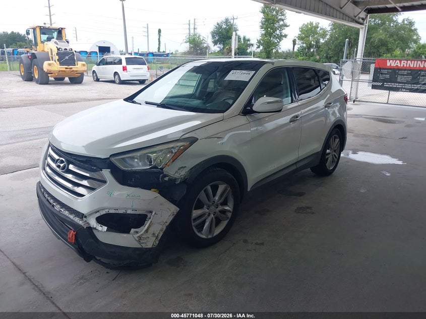 Vin: 5xyzw3la0dg045063, lot: 46269828, hyundai santa fe sport 2.0t 20132