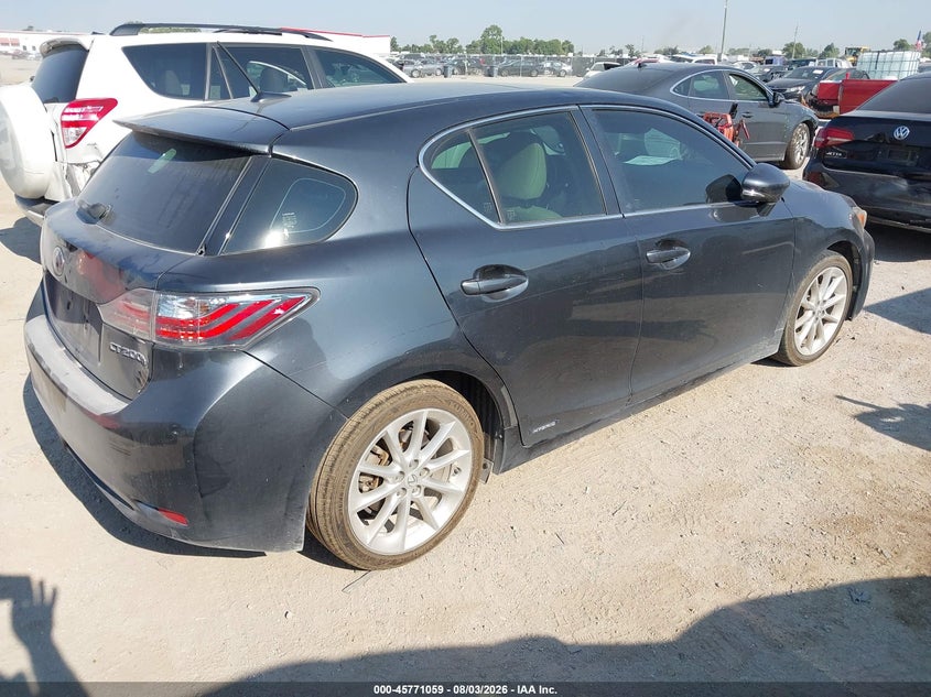 Vin: jthkd5bh0b2029923, lot: 46269839, lexus ct 200h premium 20114