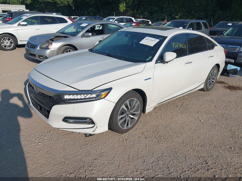 2019 Honda Accord Hybrid Touring, Затопление, IAAI, VIN 1HGCV3F99KA013625 — фото 2