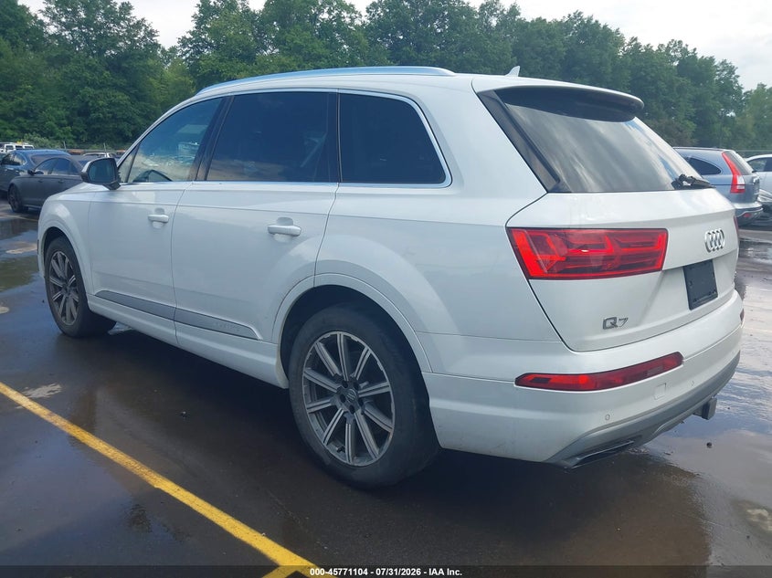 Vin: wa1vaaf75jd016258, lot: 46269884, audi q7 3.0t premium 20183