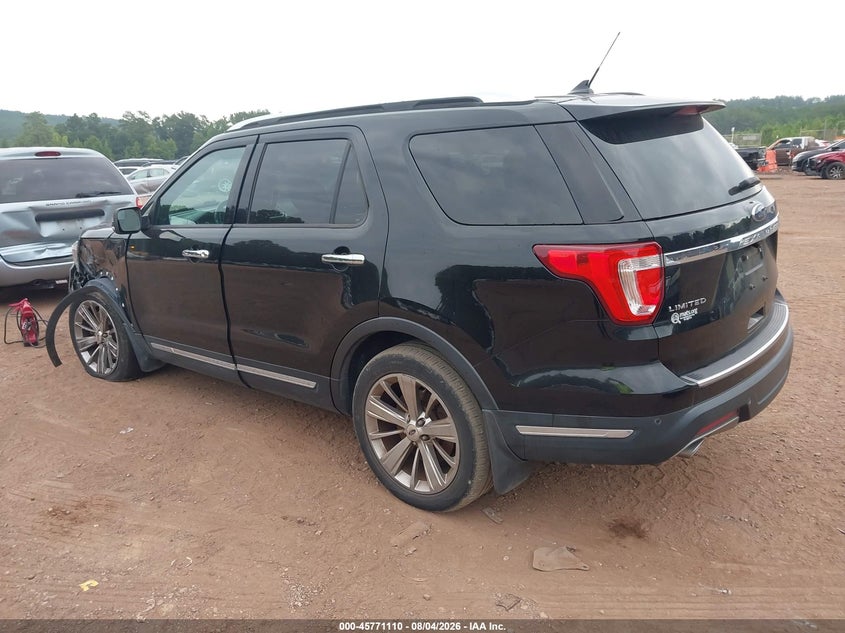 Vin: 1fm5k8f89jga43624, lot: 46269890, ford explorer limited 20183