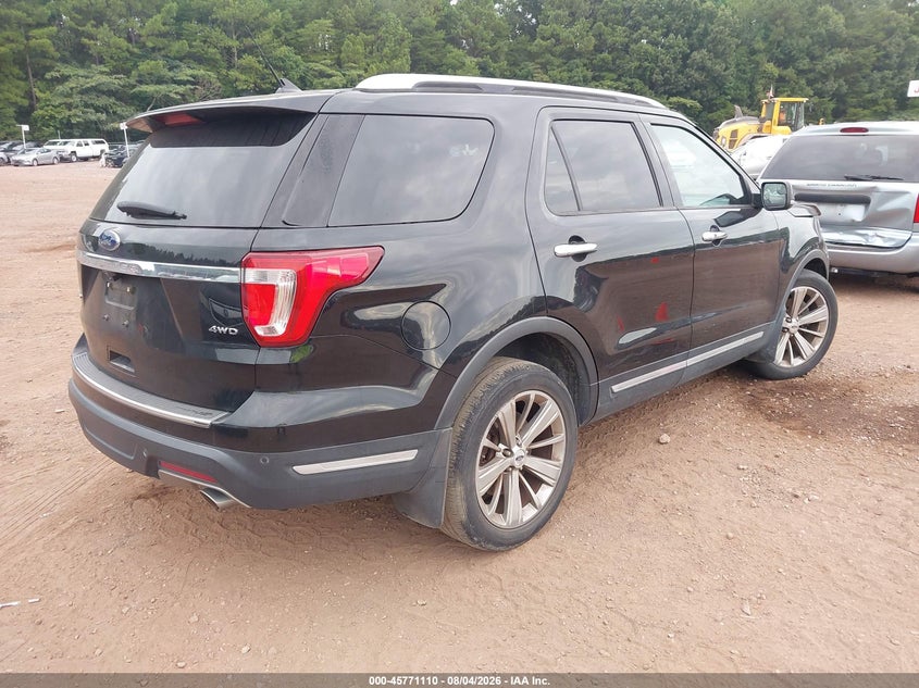 Vin: 1fm5k8f89jga43624, lot: 46269890, ford explorer limited 20184