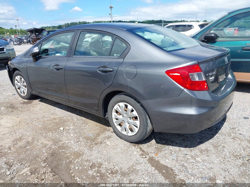 Vin: 19xfb2f53ce085480, lot: 46269901, honda civic lx 20123