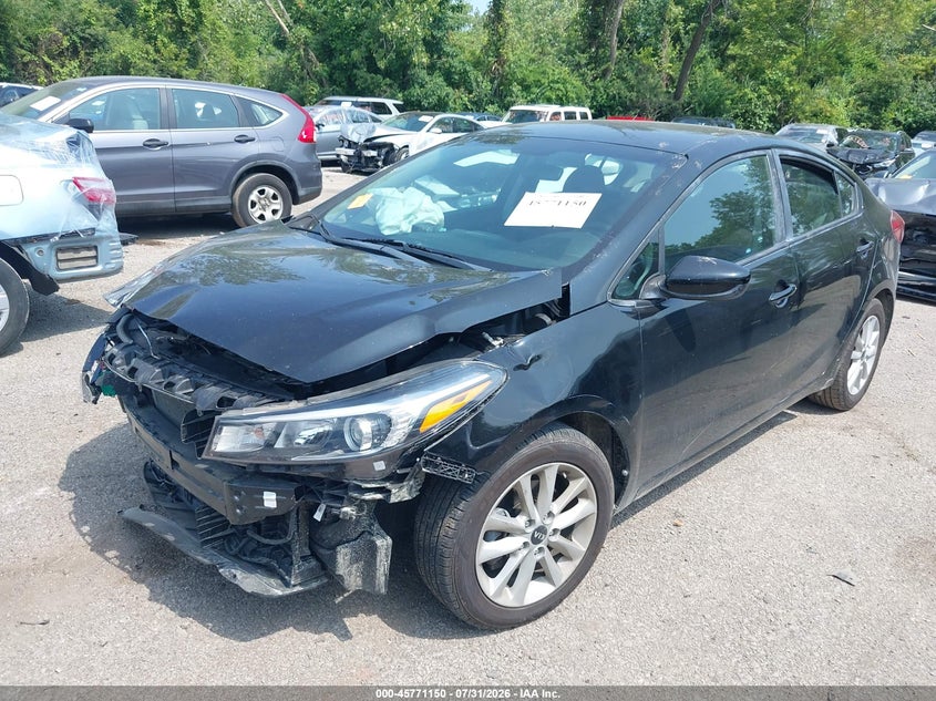 Vin: 3kpfl4a75he144909, lot: 46269930, kia forte s 20172