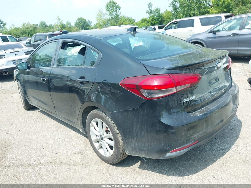 Vin: 3kpfl4a75he144909, lot: 46269930, kia forte s 20173