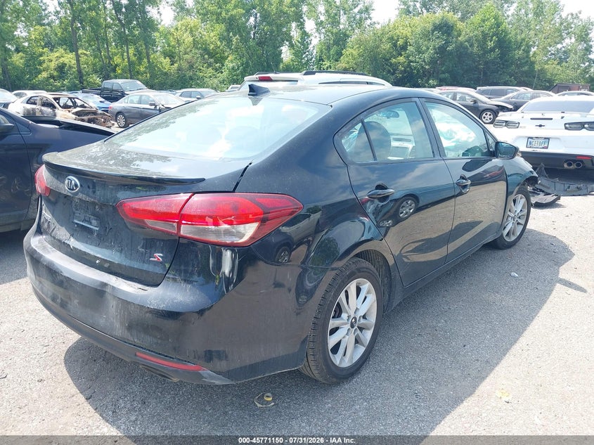 Vin: 3kpfl4a75he144909, lot: 46269930, kia forte s 20174