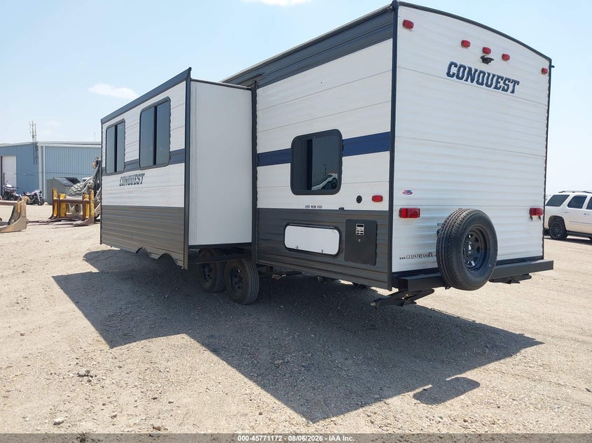 2022 GULFSTREAM CONQUEST 29' BUMPER PULL TRAVEL TRAILER auction photo 3