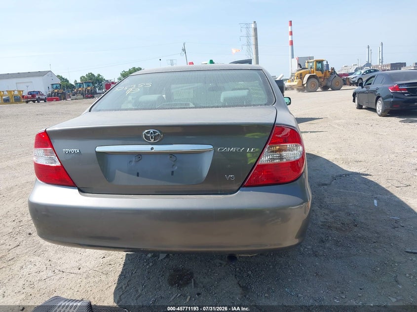 2002 TOYOTA CAMRY SEDAN 3.0L V-6 DOHC, 192HP