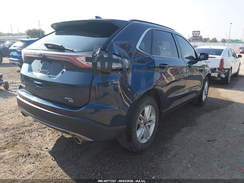 Vin: 2fmpk4j89hbb36122, lot: 46270017, ford edge sel 20174