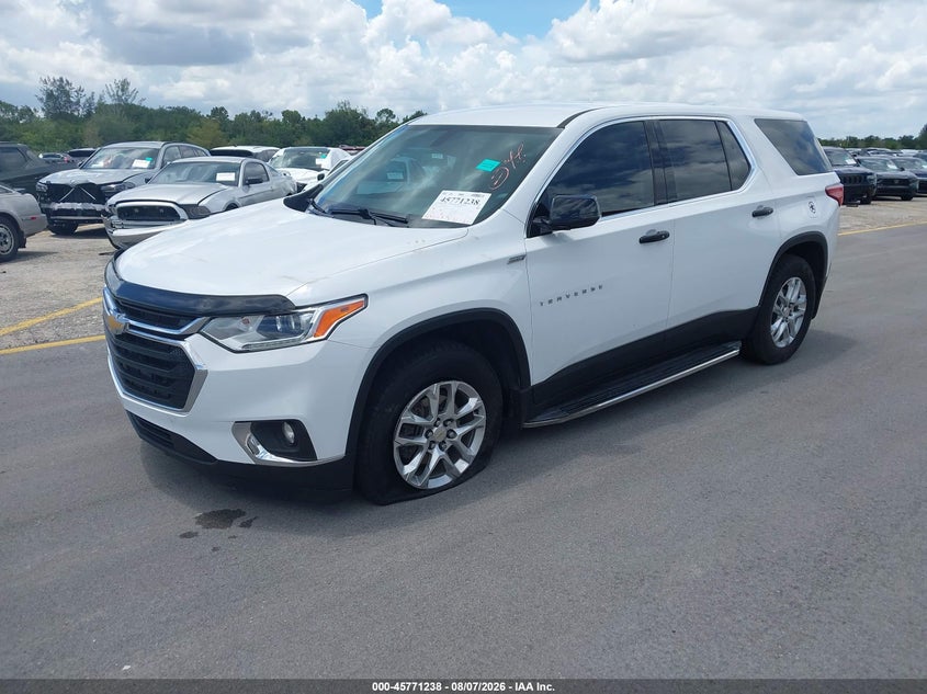 Vin: 1gnerfkw4lj316443, lot: 46270018, chevrolet traverse fwd ls 20202