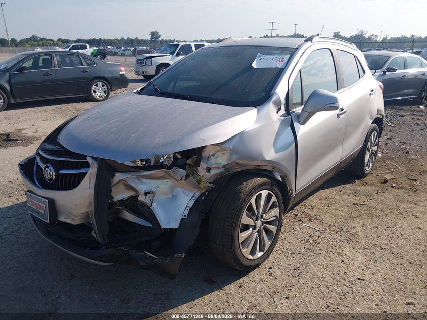 Vin: kl4cjasb2jb637504, lot: 46270028, buick encore preferred 20182
