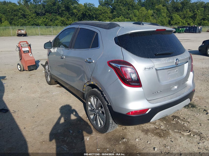 Vin: kl4cjasb2jb637504, lot: 46270028, buick encore preferred 20183