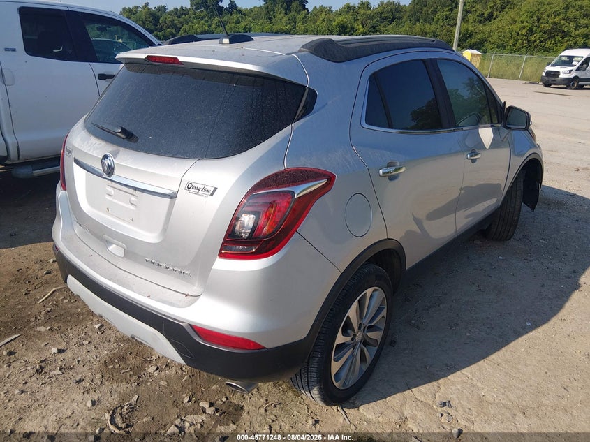 Vin: kl4cjasb2jb637504, lot: 46270028, buick encore preferred 20184