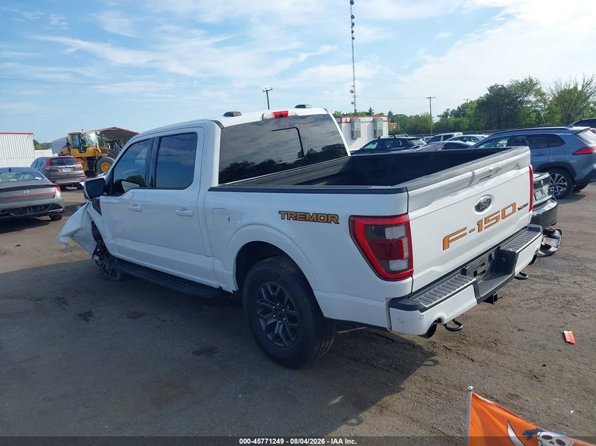 Vin: 1ftew1e85nfa82983, lot: 46270029, ford f-150 tremor 20223