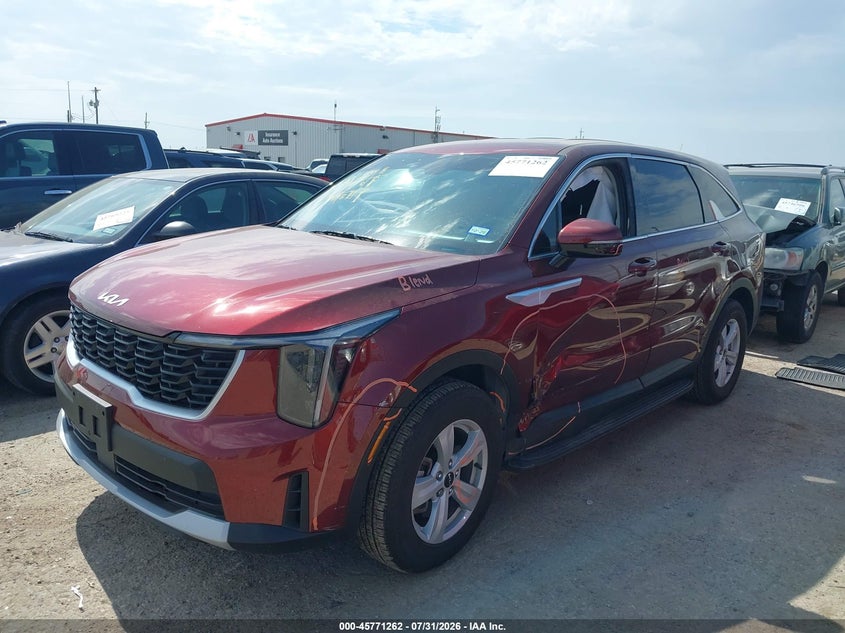 Vin: 5xyrg4jc1sg334117, lot: 46270042, kia sorento lx 20252