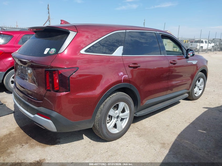 Vin: 5xyrg4jc1sg334117, lot: 46270042, kia sorento lx 20254