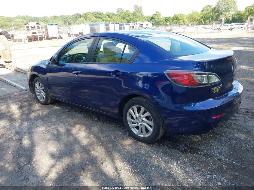 Vin: jm1bl1v81c1595136, lot: 46270055, mazda mazda3 i touring 20123
