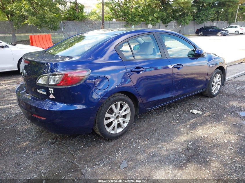 Vin: jm1bl1v81c1595136, lot: 46270055, mazda mazda3 i touring 20124