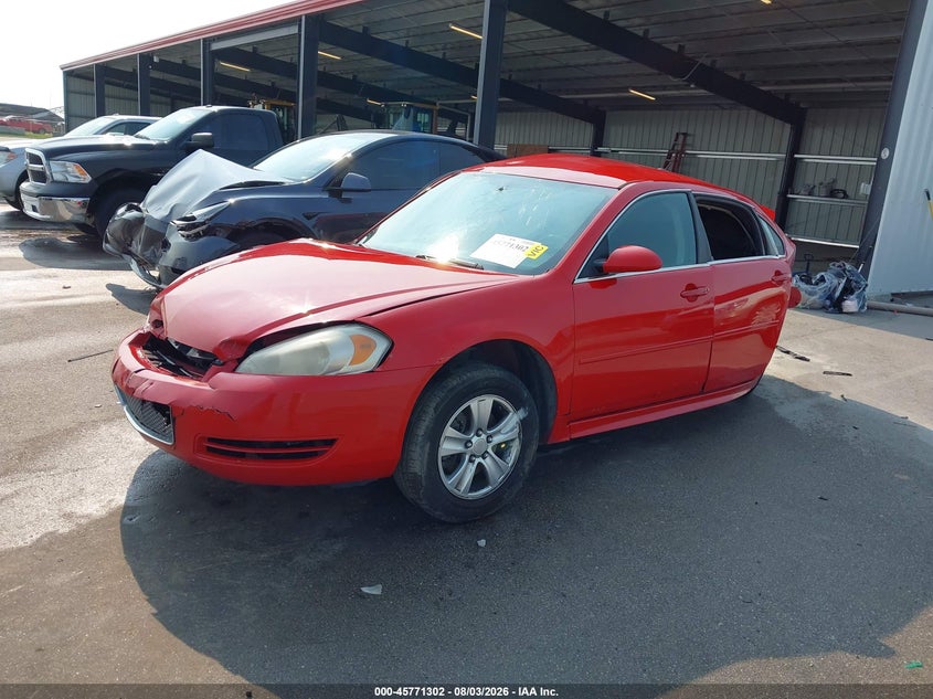 Vin: 2g1wf5e39c1192531, lot: 46270082, chevrolet impala ls 20122