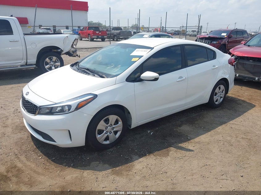 Vin: 3kpfk4a74he158416, lot: 46270085, kia forte lx 20172