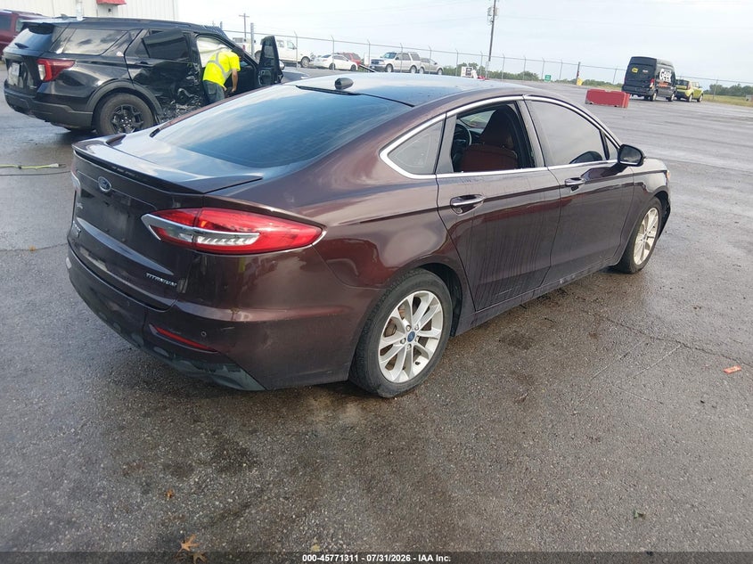 Vin: 3fa6p0su7kr258613, lot: 46270091, ford fusion energi titanium 20194