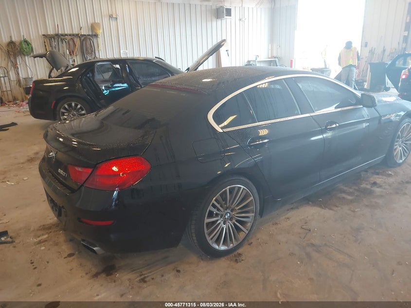Vin: wba6b4c57ed760474, lot: 46270095, bmw 650i gran coupe xdrive 20144
